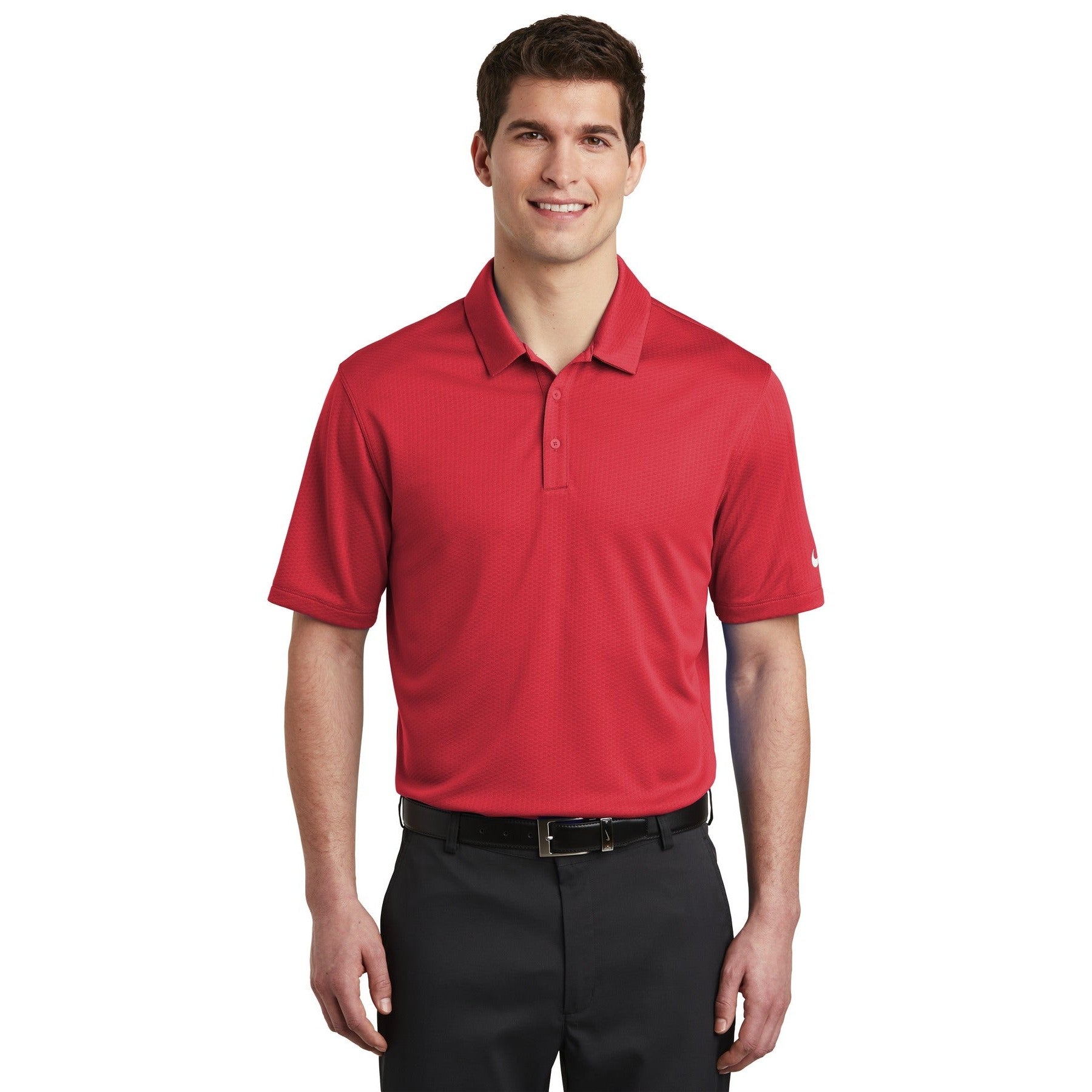 Nike-Nike Dri-FIT Hex Textured Polo. NKAH6266-MedTech-5